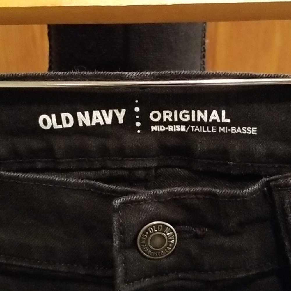 Old Navy Mid Rise Skinny Jeans Long - Picture 2 of 4